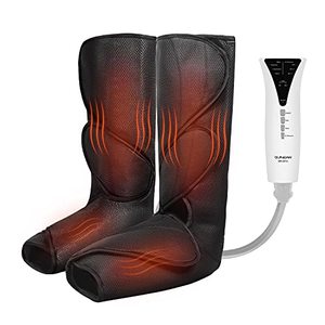 lot 24689 image: QUINEAR Leg Massager with Heat Air Compression Massage for Foot & Calf Helpful for Circulation and Muscles Relaxation(FSA or HSA Approved)...sealed