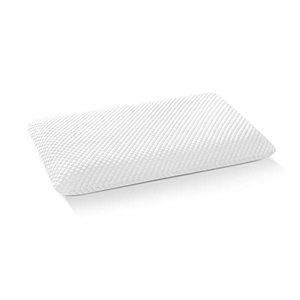 lot 24691 image: AM AEROMAX 2.75 Inches Standard Size Hyper Slim Memory Foam Pillow for Stomach and Back Sleepers - Thin, Flat Design for Cervical Neck Alignment and Deeper Sleep.