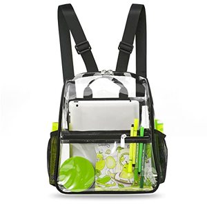 lot 24777 image: Mildbeer Mini Clear Backpack Stadium Approved 12x12x6 Clear Stadium Bag, Clear Bags for Concerts, Clear Festival Bag