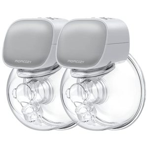 lot 24789 image: Momcozy S9 Wearable Breast Pump, Hands Free Breast Pump, Portable Electric Breast Pump with 2 Mode & 5 Levels, Painless Breastfeeding Breastpump Can Be Worn in Bra, 24mm Grey,2 Count (Pack of 1)