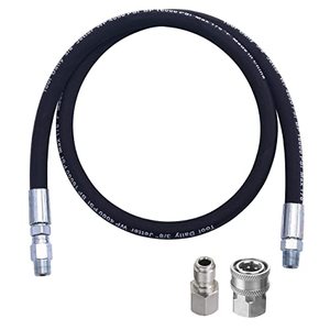 lot 24813 image: Tool Daily Pressure Washer Whip Hose with Swivel, Hose Reel Connector Hose for Pressure Washing with Pressure Washer Adapter Set