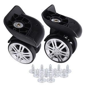lot 24856 image: Luggage Wheel Replacement, 1 Pair A65 Luggage Replacement Accessory, Suitcase Wheels Replacement, Luggage Parts, Luggage Suitcase Replacement Wheels, Draw Bar Box Suitcase Accessory Diameter 6cm