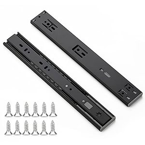 lot 24885 image: Ravinte 5 Pairs 10 Pack 12 Inch Full Extension Ball Bearing Drawer Slides Side Mount Soft Close Drawer Slides Drawer Glide