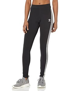 lot 24904 image:  WORN  adidas Originals Womens Adicolor Classics 3-Stripes Leggings Black Medium