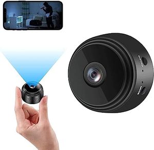 lot 24913 image: UENOKIPS Mini Hidden Camera WiFi Wireless Small Video Camera Full HD 1080P Night Vision Motion Detection Security Nanny Surveillance Cam Covert Cameras with App for Home Indoor Outdoor Black.