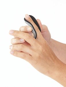 lot 24930 image: Neo G Finger Splint, Easy-Fit - Support for Trigger Finger, Mallet Finger, Baseball Finger, Strain, Sprains, Broken Fingers, Basketball - Patented Design - Class 1 Medical Device - Small - Grey - 5cm2in