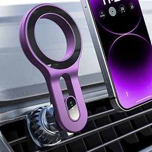 lot 24939 image: LISEN for MagSafe Car Mount, Purple Car Accessories Car Phone Holders for iPhone, Easily Install Hands Free Magnetic Phone Holder for Car, Fit for iPhone 15 14 13 12 Pro Plus Max Mini MagSafe Case