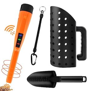 lot 24962 image: Dmyond Metal Detector Pinpointer & Accessories Kit, Waterproof Handheld Pin Pointer Wand, 3 Modes Detecting Search Pinpointing Finder Probe, Sand Sifter Scoop and Shovel, Beach Digging