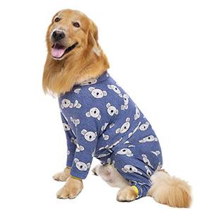 lot 25019 image: USED  Cotton Medium Large Dog Onesie Surgery Recovery Suit for Medium Large Bodysuit Dogs Pajamas Pjs,Full Covered Dog Recovery Suit After Surgery,Long Sleeved with Zipper On Back