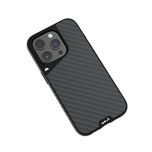 lot 25035 image: Mous Case for iPhone 15 Pro Max MagSafe Compatible - Limitless 5.0 - Carbon Fiber - Protective iPhone 15 Pro Max Case - Shockproof Phone Cover