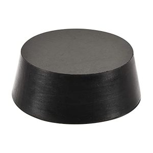 lot 25101 image: MECCANIXITY Rubber Tapered Plug 75mm to 90mm Solid Test Tubes Bungs Stopper Black for Lab Home