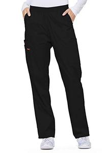lot 25248 image: Dickies Womens Signature Elastic Waist Scrubs Pant, Black, Medium