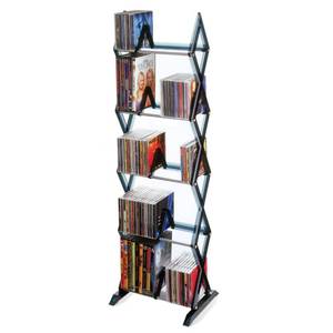 lot 25276 image: 130 CD90DVD MULTIMEDIA STORAGE RACK