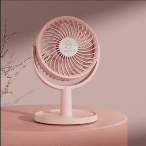 lot 25277 image: Shinebella 4 Speeds Small Desk Fan with Strong Airflow, Personal Portable Mini USB Fan, Quiet, 310 Degree Rotation, Detachable, Easy to Clean, Lightweight, 4 inch, for Bedroom, Desk, Home� B08NP31ZWB