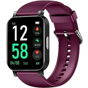 lot 25279 image: EURANS Smart Watch 41mm, Full Touchscreen Smartwatch, Fitness Tracker with Heart Rate Monitor & SpO2, IP68 Waterproof Pedometer Watch for Women Men Compatible with iOS & Android Phones