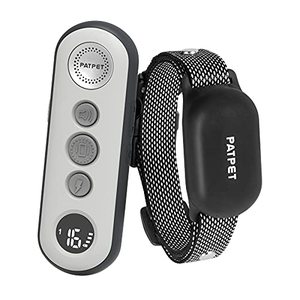 lot 25287 image: PATPET Dog Training Collar with Remote - Electric Dog Shock Collar for Small Medium Large Dogs - 3 Adjustable Safe Modes, Rechargeable Waterproof E Collar for Dogs (8-120 lbs)