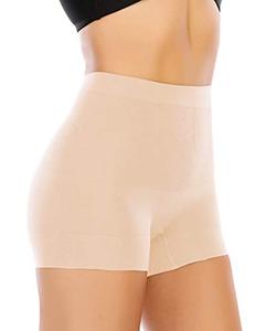 lot 25320 image: Womens Seamless Shaping Boyshorts Panties Tummy Control Underwear Slimming Shapewear Shorts(Beige-light Tummy Control,Medium)