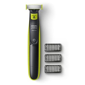 lot 25362 image: Philips Norelco OneBlade Hybrid Electric Trimmer and Shaver, Frustration Free Packaging, QP252090