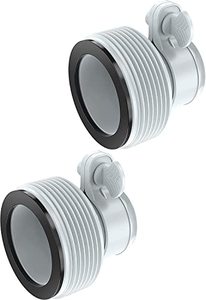 lot 25458 image: SUMMERBUDDY Above Ground Pool Parts, Replacement Pool Pump Part with Plunger Valve, 1.5 Outlet Strainer & Inlet Nozzle, Pool Hose Adapter for Sand Pump (Style 2)