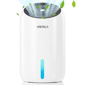 lot 25528 image: Dehumidifiers for Home, Makayla Dehumidifier 30 OZ(860ml),2200 Cubic Feet Small Dehumidifier with Auto Shut Off and 7 Colors Lights,Ultra Quiet for Home,Wardrobe,Closet,Bathroom,Bedroom,Trailer,RV