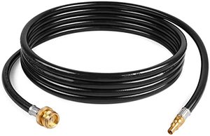 lot 25545 image: GASPRO 15FT Quick Connect Propane Hose for RV to Grill, Replacement for 16oz Camping Propane Tank, 14 Male Quick Connect Fitting