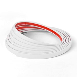 lot 25547 image: WOWSTAR 30 Ft Peel and Stick Trim, Molding Trim for Walls, Edges, Borders, Window Frames, Backsplash Tiles, Flexible and Self Adhesive Trim, White