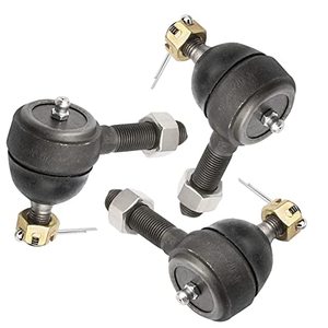 lot 25733 image: Ball Joint Kit,Set of (3) Tie Rod End with grease fitting Fits for Club Car DS Golf Carts (1976-2008)