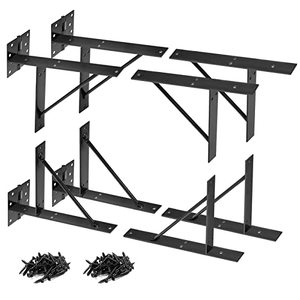 lot 25763 image: Mofeez Gate Corner Brace Bracket No Sag Kit for Shed Doors, Driveway Gates, Corral Gates,Wood Windows (2 Sets)