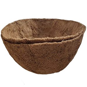 lot 25770 image: FDGARDEN 2PCS Hanging Basket Liners Coco Liner 20 Inch Round Coconut Coir Basket for Plants Replacement for Hanging Basket 100% Natural Coconut Fiber Plant Basket Liner for Garden Planter Flower Pot
