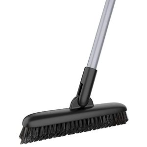 lot 25799 image: MR.SIGA Heavy Duty Grout Scrub Brush with Long Handle, Shower Floor Scrubber for Cleaning, Tile Scrub Brush with Stiff Bristles