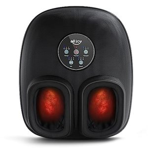 lot 25803 image: ALLJOY Foot Massager Machine with Heat, Rolling, Compression and Timer, Deep Kneading Shiatsu Massager, Electric Foot Massager for Neuropathy and Plantar Fasciitis, Relax for Home or Office Use