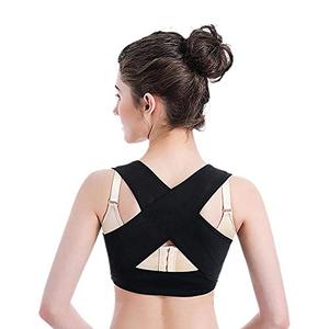 lot 25831 image: Chest Breast Support Belt Women Posture Corrector Humpback Correct Posture Corset Bra Posture Shape Corrector(M-Black)possibly tried