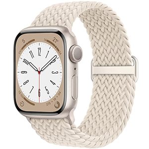 lot 25844 image: OULUOQI Solo Loop Compatible With Apple Watch Band 38mm 40mm 41mm 42mm 44mm 45mm 49mm Women Men,Stretchy Sport Strap for iWatch Ultra Series 8 SE 7 6 5 4 3 2 1-38mm40mm41mm S