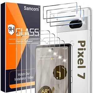 lot 25850 image: 43Pack Glass Screen Protector for Google Pixel 7, 9H Tempered Glass, Ultrasonic Fingerprint Compatible,HD Clear Case Friendly for Google Pixel 7 5G Glass Screen Protector