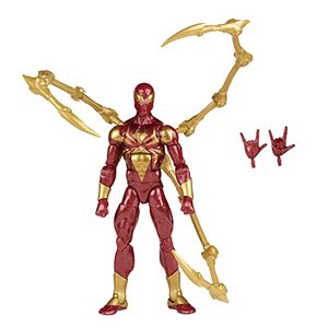 lot 25874 image: Spider-Man Marvel Legends Series 6-inch Iron Spider Action Figure Toy, Includes 2 Accessories