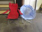 Lot of 2 Folding Chairs- Camping