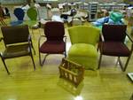 Lot Of (4) Waiting Room Style Chairs