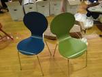 Pair Of (2) Wooden Decorative Chairs