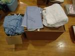 Lot Of Hospital Gowns And Blankets