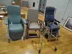 Lot of (3) High/Recliner Hospice Chairs