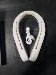 lot 2595 image: Portable Neck Fan White
