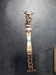 lot 2601 image: Kolgios 384041mm Rose Gold Women Cool Chain SmartWatch Bands Compatible for Apple Watch Series 876SE5, Stylish Replacement Adjustable Bracelet for Iwatch 87 Gift for her
