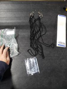 lot 2639 image: 6pk ID Card Holders and Lanyards
