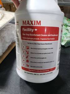lot 2651 image: Maxim One Step Disinfectant Cleaner  Deodorant