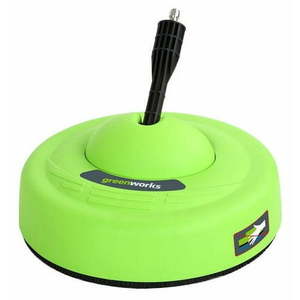 lot 2704 image: Greenworks - 11 Pressure Washer Surface Cleaner Attachment - Green