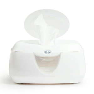 lot 2723 image: Munchkin Warm Glow Wipe Warmer Holds up to 100 Standard-Sized Baby Wipes White
