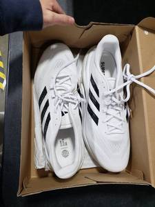 lot 2727 image: adidas Mens Supernova 3 Sneaker, WhiteCore BlackWhite, 15 - Retail $93.70
