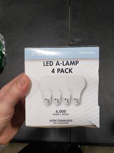 lot 2760 image: TCP Eco$ave LED 60 Watt Equivalent 4 Pack Soft White (3000K) Shatter Resistent 730 Lumens 6,000 Hour Non-Dimmable Light Bulbs