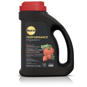 lot 2787 image: Miracle-Gro Performance Organics Edibles Plant Nutrition Granules 2.5 lb