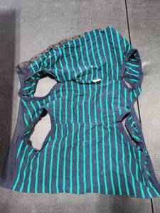 lot 2823 image: Dotoner Dog Recovery Suit Abdominal Wound Puppy Surgical Clothes Post-Operative Vest Pet After Surgery Wear Substitute E-Collar & Cone(L,Green)